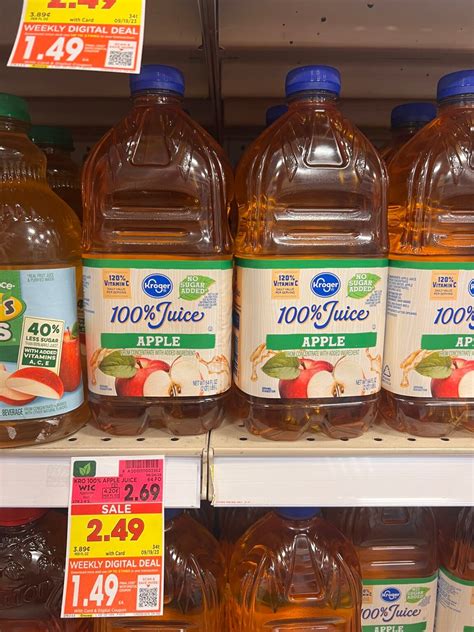 Kroger Apple Juice ONLY $1.49! - Kroger Krazy