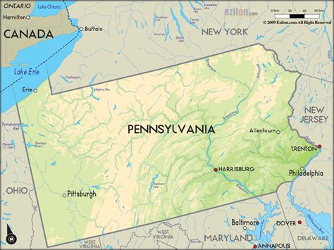 Pennsylvania Map