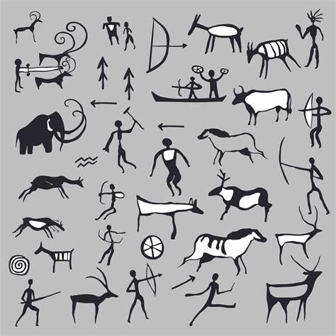 Prehistoric Cave Art Symbols
