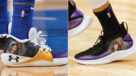 Joel Embiid and Stephen Curry remember Kobe Bryant with custom Under ...