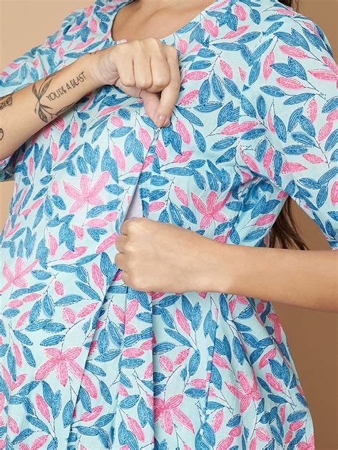 Night Dress For Pregnant Ladies | Maternity Feeding Gowns For Women ...