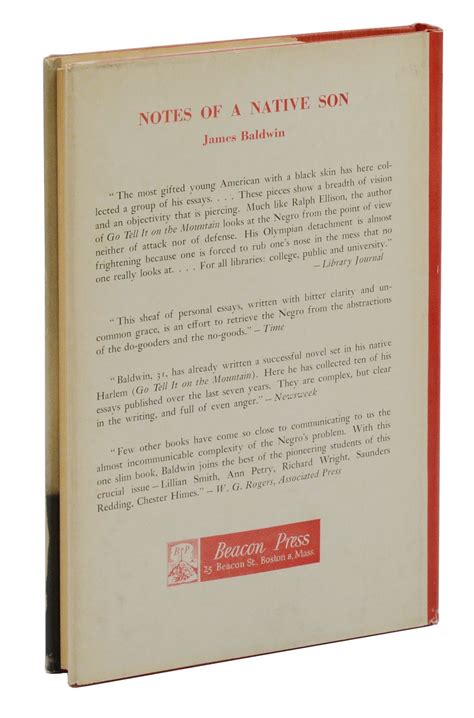 Notes of a Native Son by Baldwin, James: (1955) First edition. | Burnside Rare Books, ABAA