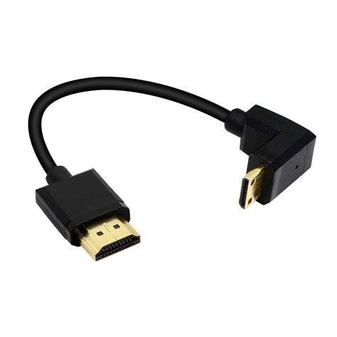 15cm Mini Hdmi To Hdmi Short Cable 90 Degree Downward | Desertcart INDIA