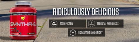 BSN Syntha 6 Protein Powder - 5 lbs, 2.27 kg (Chocolate Milkshake ...