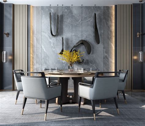 新中式餐厅dining room | False ceiling design, False ceiling living room ...