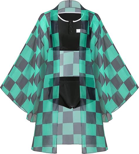 Buy Anime Swimsuit Shinobu Cosplay Costume Bikini Bathing Swimwear ...