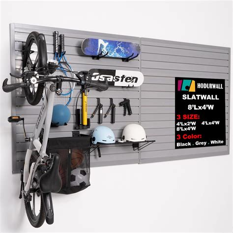 Amazon.com: Slatwall Panels Garage Slat Wall Storage Systems 4'x 8 ...