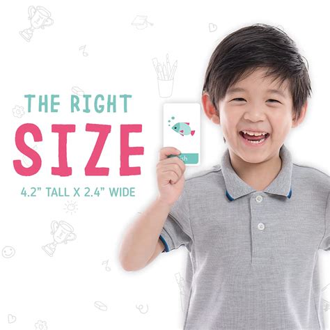 Buy merka Large Alphabet Flash Cards for Toddlers 2-4 Years - Learn ...