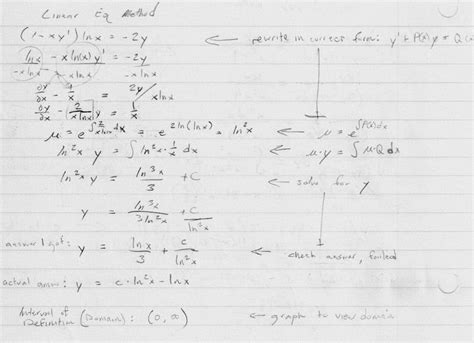 Image result for Variation of Parameters Diff EQ