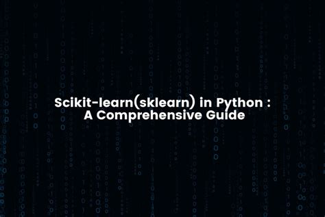 Sklearn Module in Python 的图像结果