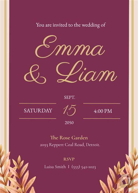 Image result for Create Wedding Invitation Card