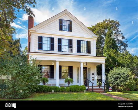 The historic Captain Bangs Hallet House, Yarmouth Port, Cape Cod ...