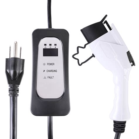 Buy Level 1 Electric Car EV Charger (110V-240V 16A), IP54 Waterproof ...