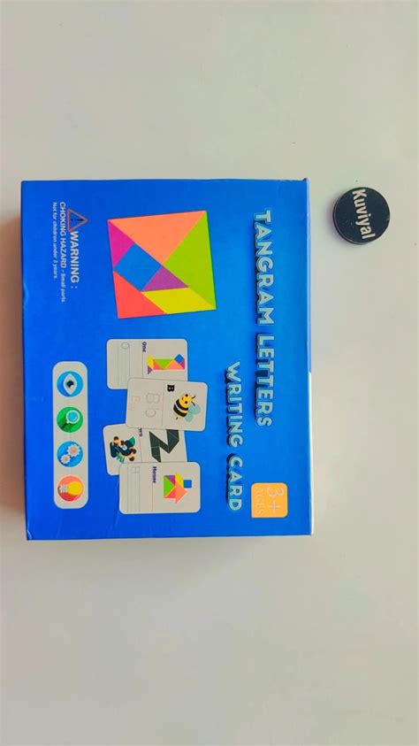Tangram Letters Writing Cards – Kuviyal