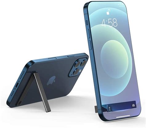 MMAK MAK ‎Aluminium Thin Pocket Magnetic Mobile Kickstand Compatible ...