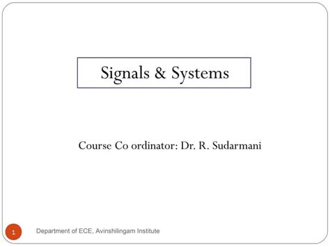 Image result for Signals and Systems Tutorials