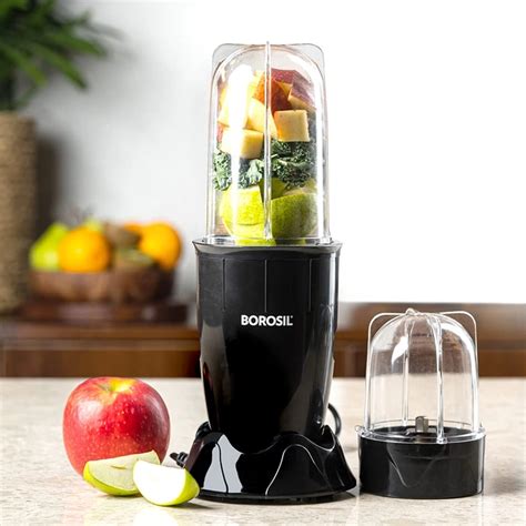 Borosil NutriFresh PB31 Portable Mini-Blender & Grinder, 500 ml ...