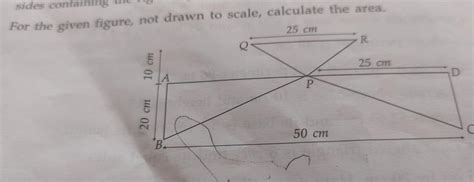 sides containii 6. For the given figure, not drawn to scale, calculate ...