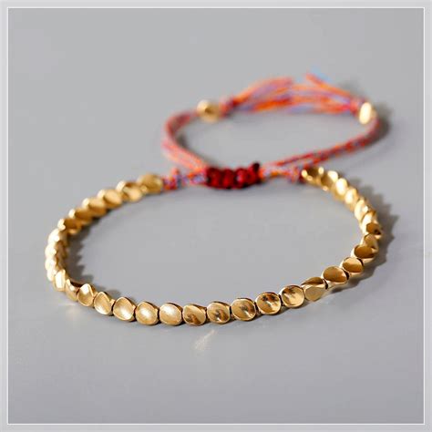 Tibetan Copper Beads Bracelet – Mine Galleria