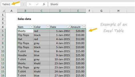 Image result for Excel Module Table