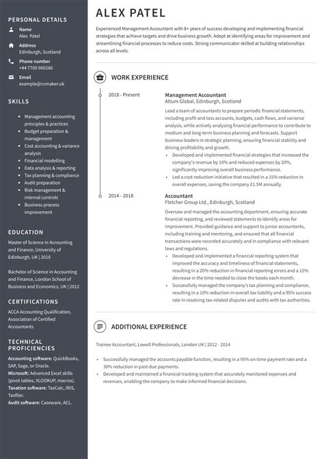 Image result for Good CV Examples