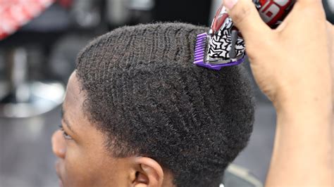 Image result for Barber Tutorial 360 Wave Temp Fade Crispy Line Up Free Hand Trim