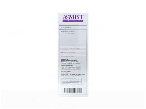 Buy Brinton Acmist Acne Foam Face Wash Online at Best Price | Clinikally