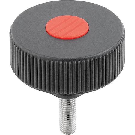 Kipp Knurled Wheels components in steel, external thread, Style L ...