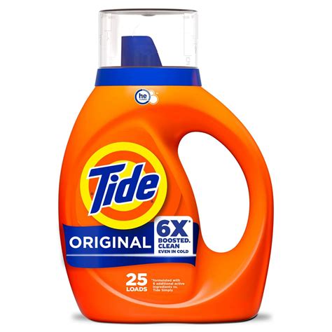 Tide Liquid Laundry Detergent, Original Scent, 25 Loads, 32 oz - CVS ...