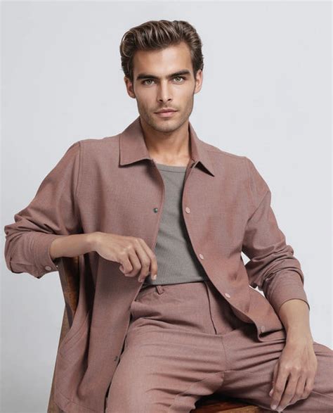 Buy Horns - Rust Relaxed Fit Striped Print Shacket| Rare Rabbit