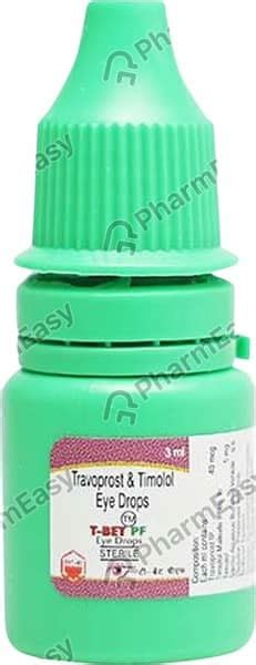 T Bet Pf Bottle Of 3ml Eye Drops: Uses, Side Effects, Price & Dosage ...