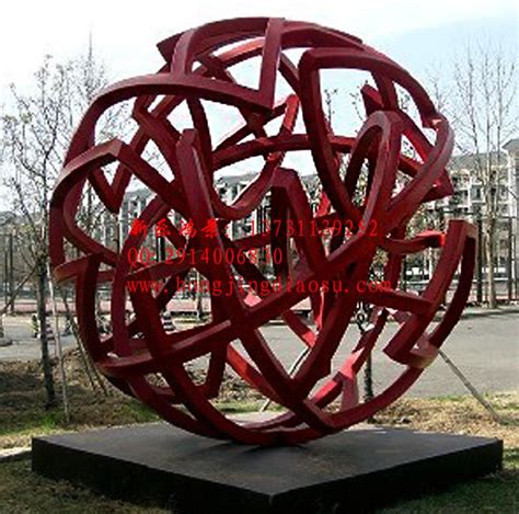 不锈钢镂空球 彩色镂空球雕塑-雕塑风
