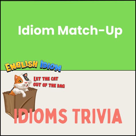 Idiom Match-Up | PlanetSpark