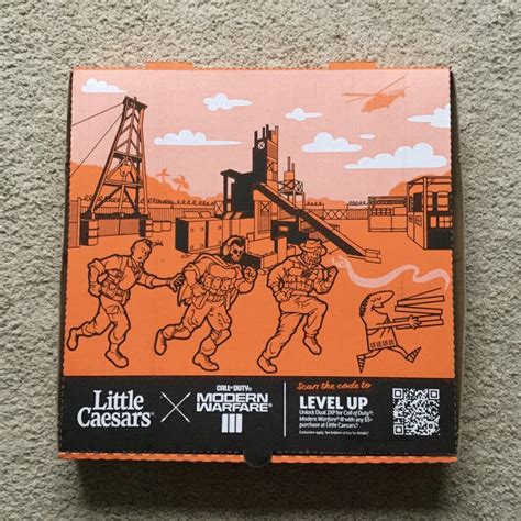 Little Caesars Call Of Duty Modern Warfare III Collectible Pizza Box ...