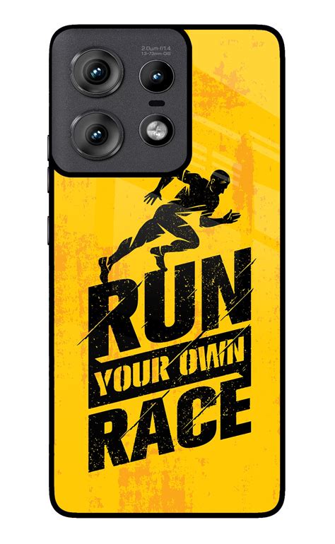 Buy Now Run Your Own Race Glass Case for Moto Edge 50 Pro 5G Online ...