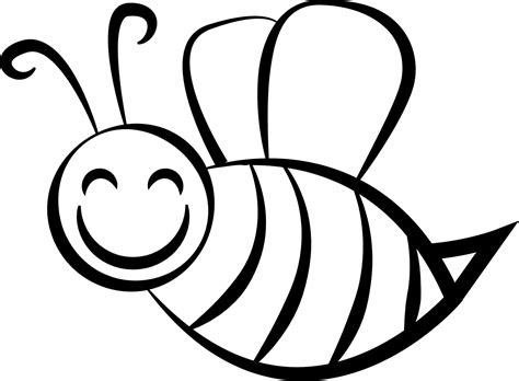 Bee Coloring Page – Wecoloringpage.com