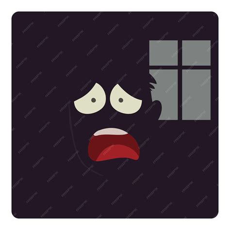 Premium Vector | Ahluophobi concept Cartoon illustration of a man suffering from the fear of ...