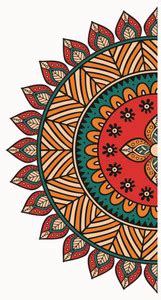 UNIQDECOR 18 inch SV Decor Half Rangoli Wall Stickers For Wall ...