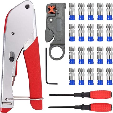 Proster Crimper Rotary Coaxial Cutter With 20x Compression Crimping ...