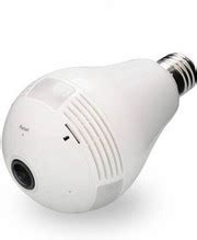 SIOVS Bulb Camera Hidden Small Light Bulb Camera with Wi-Fi CCTV Hidden ...