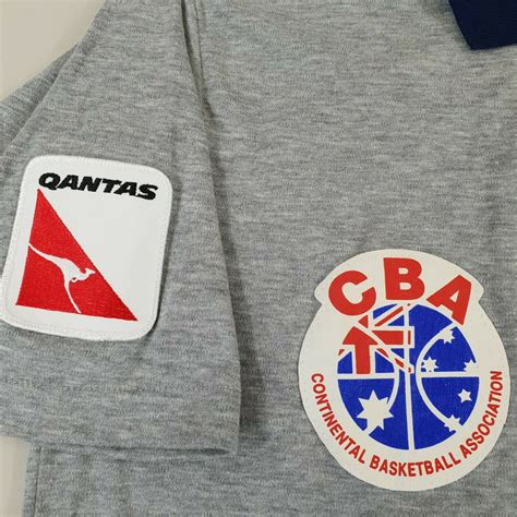Vintage Continental Basketball Association Polo Shirt Mens Large CBA ...