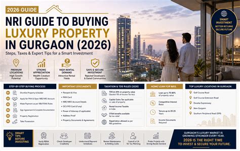 NRI Guide: Buying Luxury Property in Gurgaon - Steps, Taxes & Tips (2026)