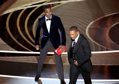 Will Smith strikes Chris Rock during the 2022 Oscars broadcast | GQ India