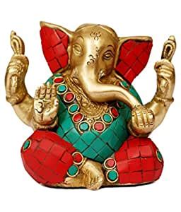 Buy Shree Krishna Handicrafts And Gallery Ganesha Gemstone Turquoise ...