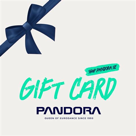 Gift Card - Great gift for loved ones, available only on Pandora Webshop