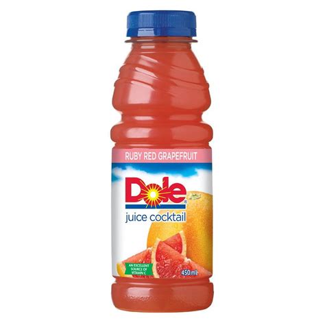 DOLE Grapefruit Ruby Red - Pack of 12 (450ml each) - Walmart.com