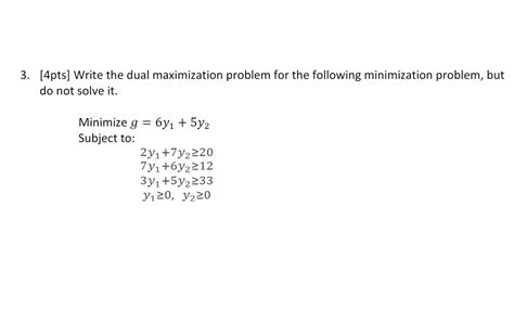 Image result for Dual of Maximization Problem