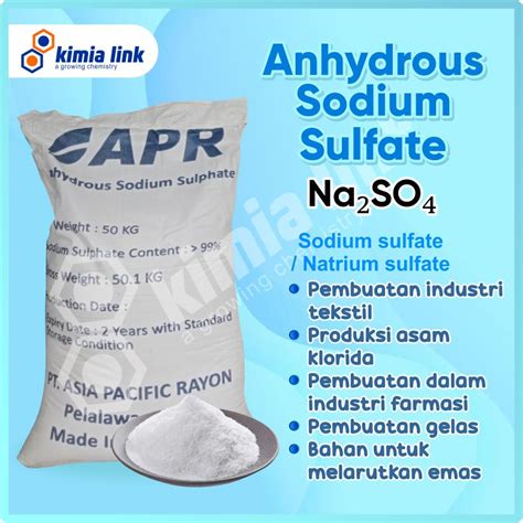 Sodium Sulfate Anhydrous - Kimia Link