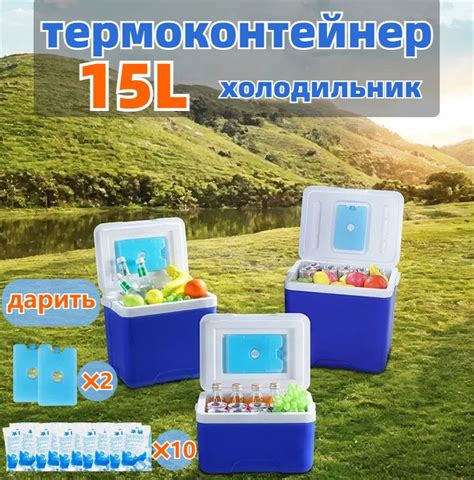 Термоконтейнер Bluetemper, синий, держит температуру 24 ч купить c ...