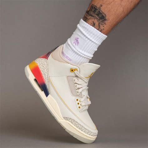 J BALVIN X AIR JORDAN 3 MEDELLÍN SUNSET SET FOR SEPT 2ND